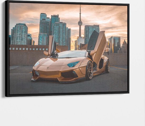 Lamborghini Aventador | 60x40 | | Canvas schilderij | Zonder lijst | | bol.com