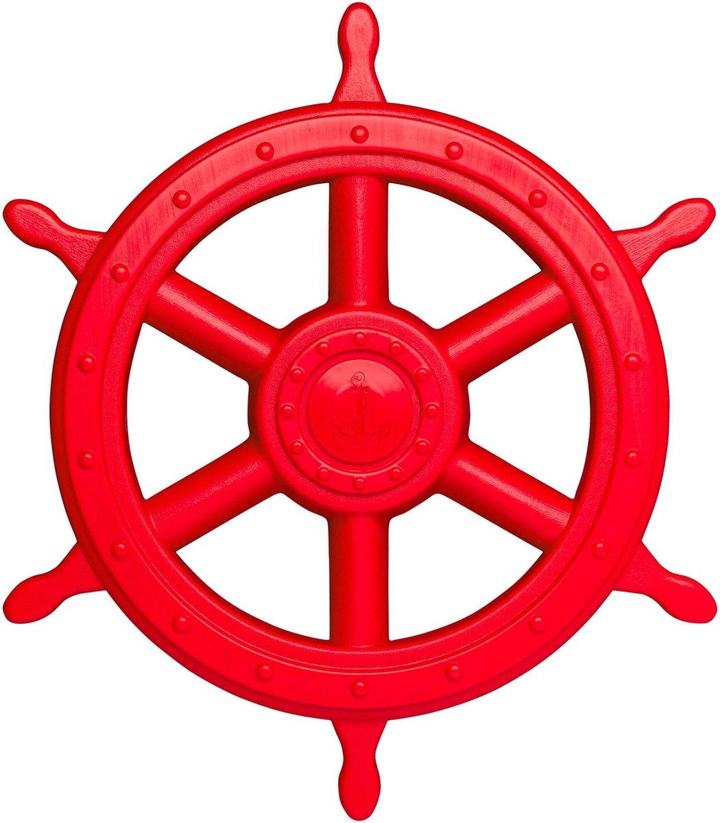 Swing King Piratenstuurwiel Voor Speelhuisje 40 Cm Rood