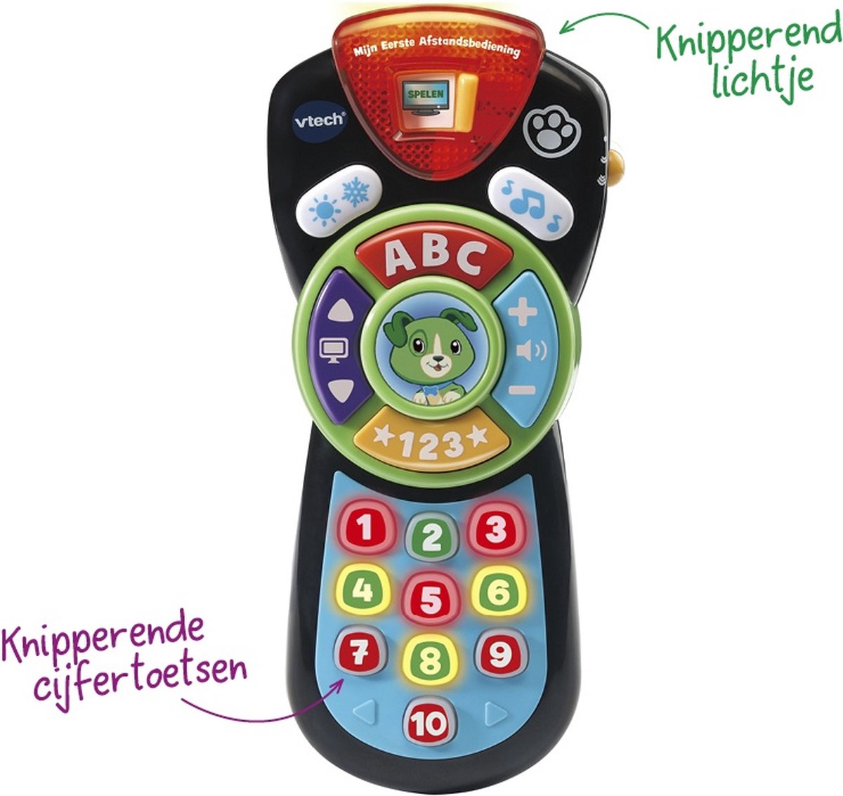 VTech Baby Mijn Eerste Afstandsbediening - Educatief Babyspeelgoed - Cijfers en Letters - Cadeau - Van 9 tot 36 Maanden — afbeelding 7