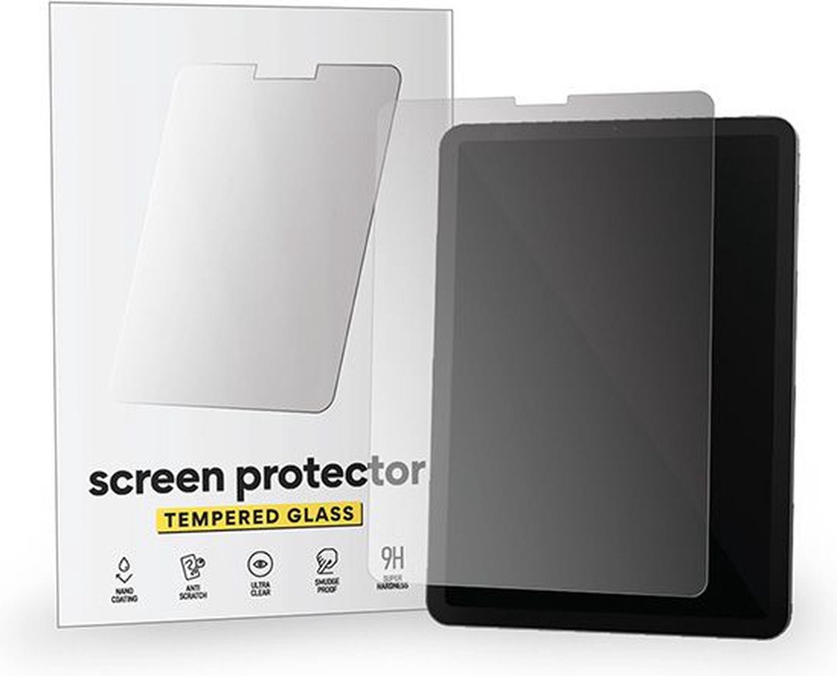 Screenprotector voor iPad Air 2019 - Screen Protector - Glasplaat - Beschermglas iPad Air 2019 - Helder - Sterk - 1 stuk
