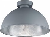 plafondlamp Jimmy 19 x 31 cm staal grijs/zilver