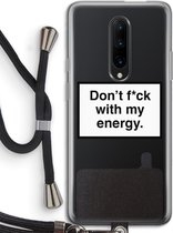 Case Company® - OnePlus 7 Pro hoesje met Koord - My energy - Telefoonhoesje met Zwart Koord - Bescherming aan alle Kanten en Over de Schermrand