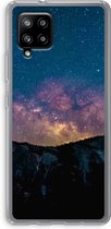 Case Company® - Samsung Galaxy A42 5G hoesje - Travel to space - Soft Cover Telefoonhoesje - Bescherming aan alle Kanten en Schermrand