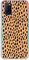 Case Company® - Oppo A72 hoesje - Panter - Soft Cover Telefoonhoesje - Bescherming aan alle Kanten en Schermrand