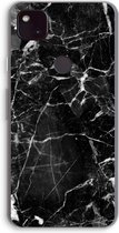 Case Company® - Google Pixel 4a 5G hoesje - Zwart Marmer - Soft Cover Telefoonhoesje - Bescherming aan alle Kanten en Schermrand