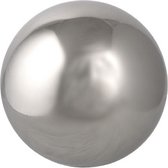 heksenbol 9,8 cm RVS zilver