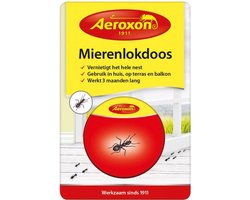 mierenlokdoos 3 maanden staal rood/geel