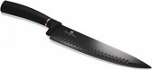 keukenmes Black Rose RVS 20 cm zwart/rosÃ©goud
