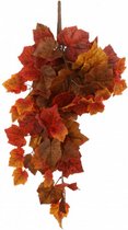 kunstbloemen 65 x 25 cm zijde oranje/bruin