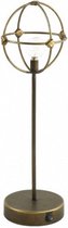 tafellamp Hessel 40 x 19 cm staal brons
