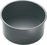 bakvorm rond 15 cm staal donkergrijs