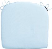 zitkussen Panama Skyway 46 x 46 cm katoen mintblauw