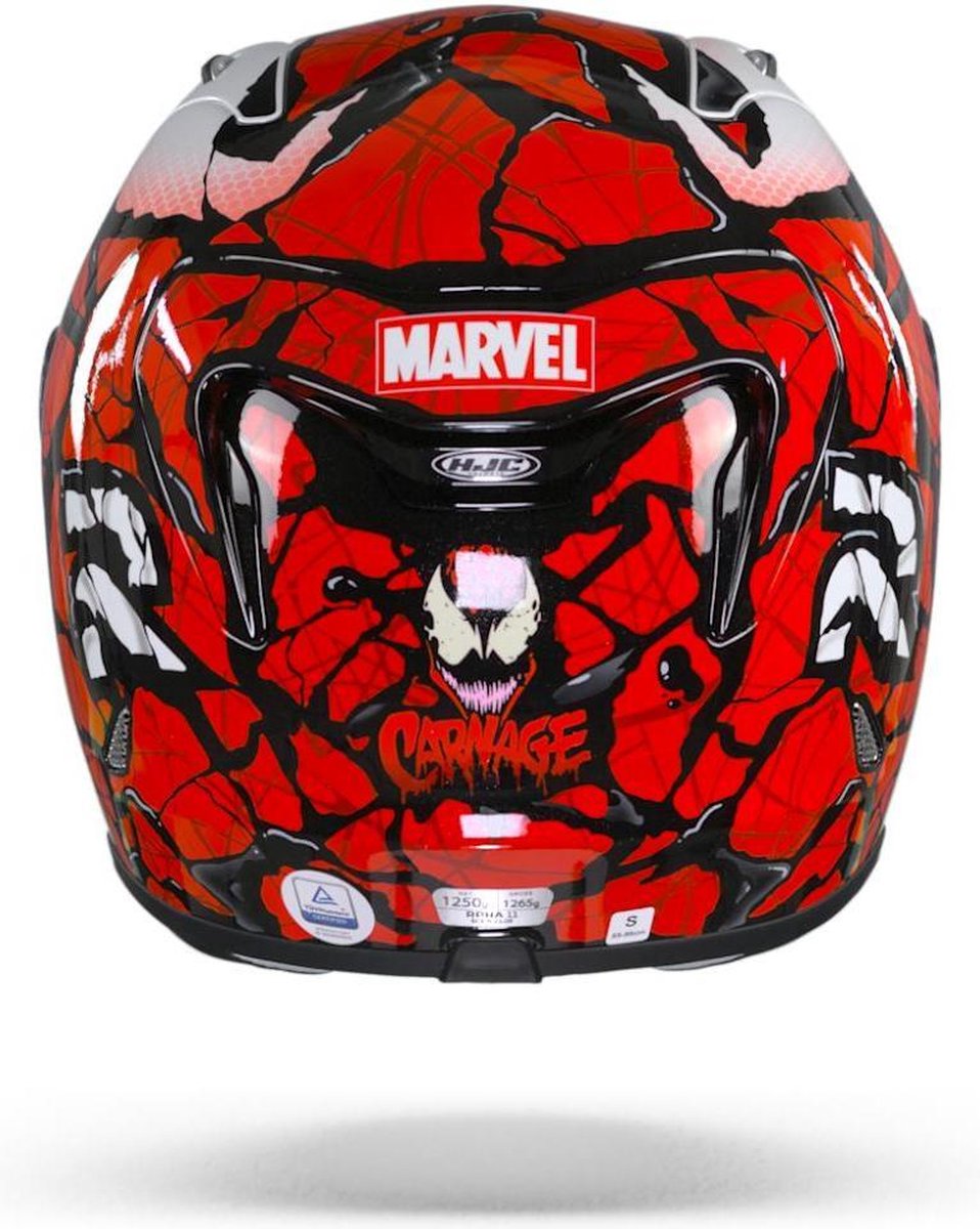 HJC RPHA 11 Carnage Marvel MC 1 Full Face Helmet XL