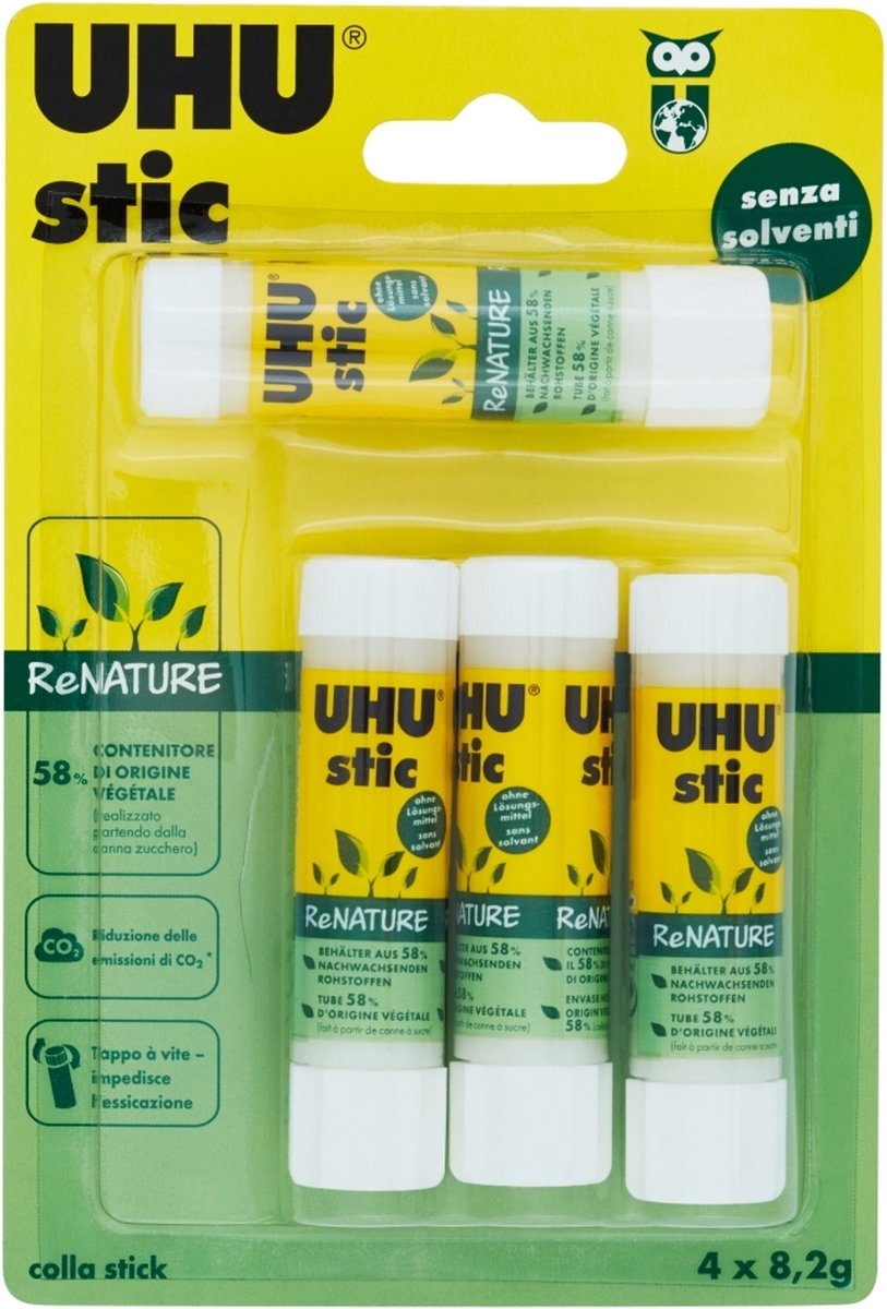 UHU Stic ReNATURE Pasta Contactlijm 8,2 g