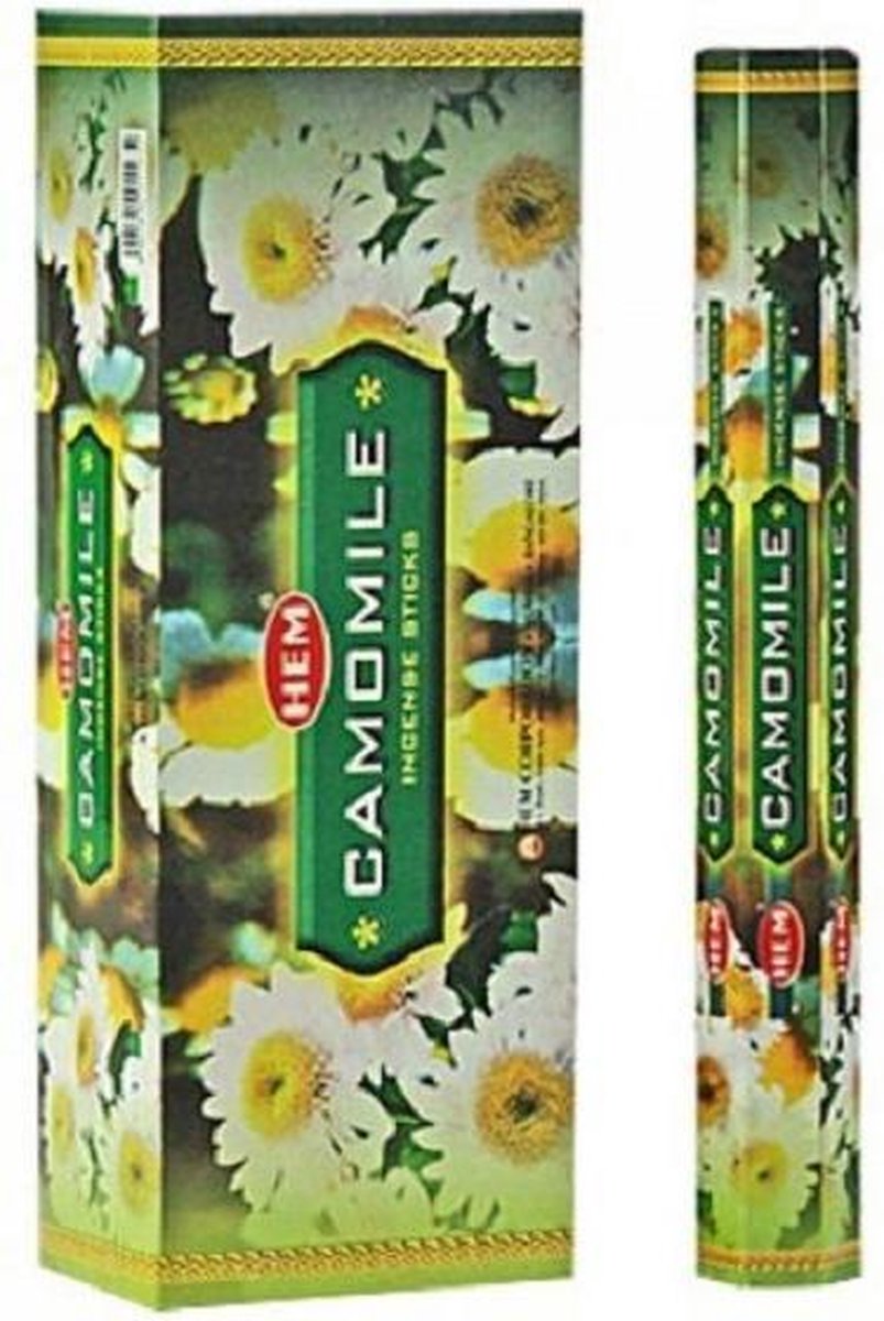 HEM Wierook - Camomile - Slof (6 pakjes/120 stokjes)