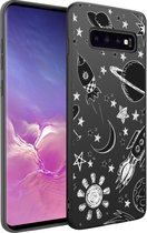 Design Backcover Samsung Galaxy S10 hoesje - Space Design