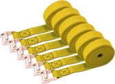 Set van 6 snelspanbanden (3.5 meter elk, geel)