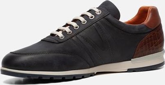 Van Lier Anzano sneakers blauw - Maat 43 | bol.com