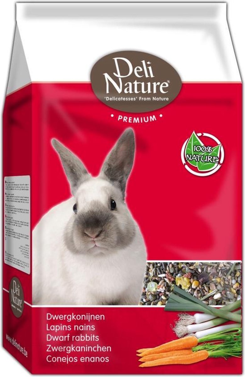 4x Deli Nature Premium Konijnen 3 kg