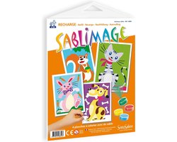 SentoSphère Sablimage Navulling Vrolijke Dieren