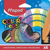 Maped Color'Peps stoepkrijt - doos x 6