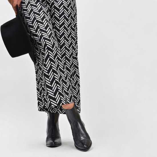 PS Poelman Leren Chelsea Enkellaarzen met Western Snake Print Details Tartor Zwart Dames Maat 42 PS Poelman Leren Chelsea Enkellaarzen met Western Snake Print Details Tartor Zwart Dames Maat 42