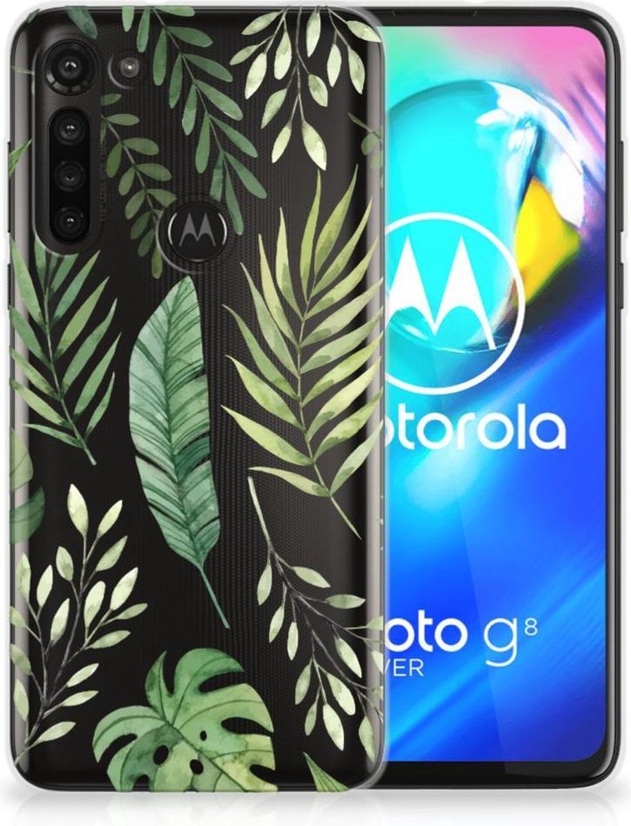 Motorola Moto G8 Power TPU Case Leaves