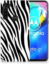 Trendy Telefoonhoesjes Motorola Moto G8 Power Smartphone hoesje Zebra