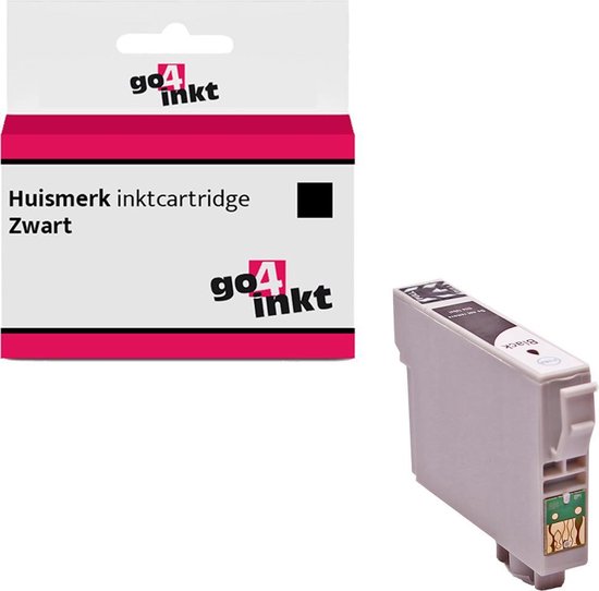 Go4inkt Compatible Met Epson T0801 Bk Inkt Cartridge Zwart 3053