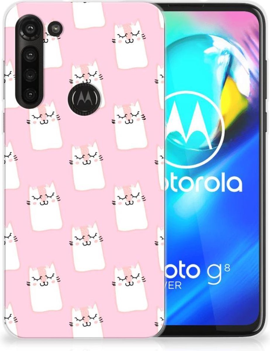 Motorola Moto G8 Power TPU Hoesje Sleeping Cats
