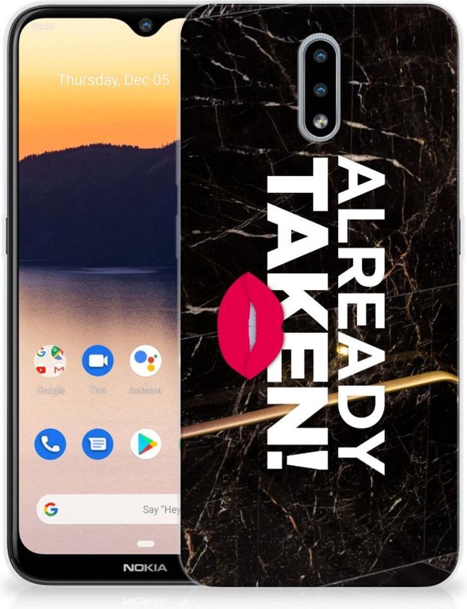 Nokia 2.3 Siliconen hoesje met naam Already Taken Black