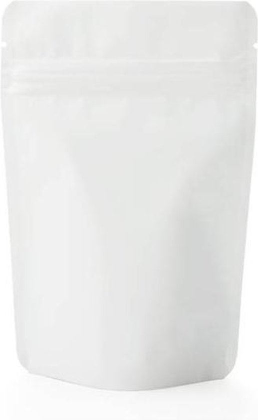 Pochettes Stand Up Blanc Mat 15x9x23.2cm | 312 grammes (100 pièces)