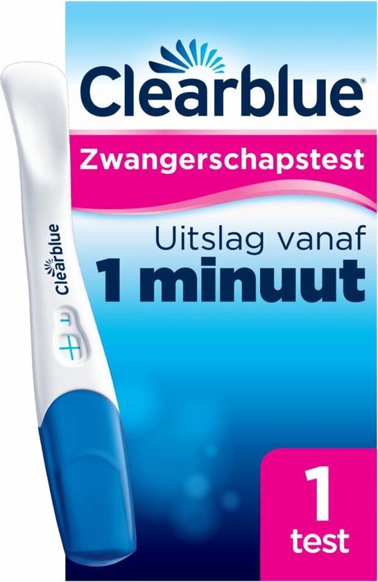 Bol Com Clearblue Zwangerschapstest Snelle Detectie Uitslag Binnen Een Minuut 1 Test