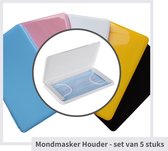 Opbergdoos Mondmasker - Mondmasker houder - Mondkapje houder - Opbergdoos voor mondkapje / mondmasker / vochtige doekjes / billendoekjes / Inlegkruisjes - Opbergbox - Container - S