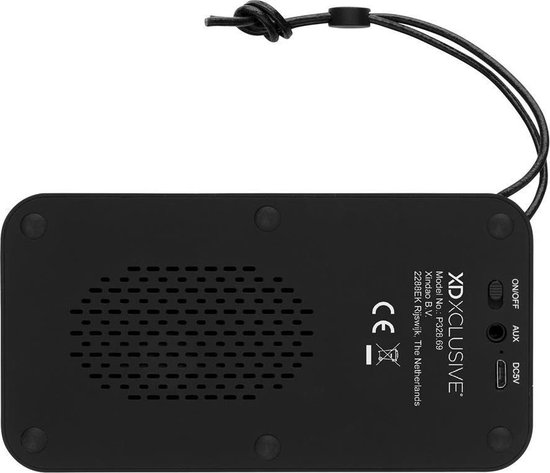 Xd Xclusive Speaker Aria Bluetooth 14 Cm Abs/pu/alu Zwart — afbeelding 3