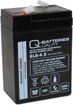 Q-Batteries 6LS-4.5 6V 4,5 Ah Lead Non Spillable Accu/AGM VRLA 4250889610777