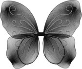 Zac's Alter Ego Vleugels Small glitter butterfly Zwart