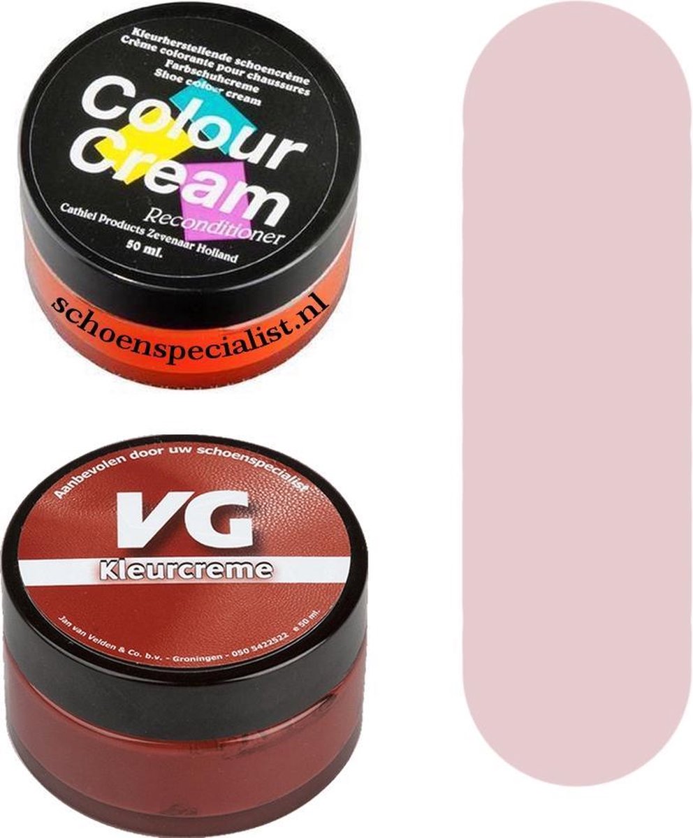 107 pastel roze Kleurcréme (Schoensmeer)