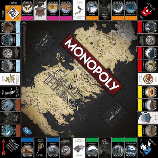 Thumbnail van een extra afbeelding van het spel Monopoly Game of thrones FR