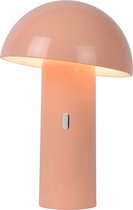 Lucide FUNGO Tafellamp - Ø 16,5 cm - LED Dimb. - 1x7,5W 3000K - Roze