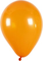 Creotime Ballonnen Voor Helium Oranje 10 Stuks