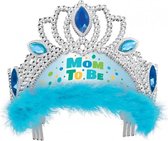 Haza Original Babyshower Tiara Zilver/blauw