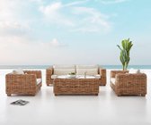 Outdoor-Set Florence rotan natuur loungeset