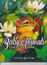 Baby Animals 1 - Coloring Book Cafe - Kleurboek voor volwassenen