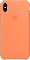 Apple Hoesje Siliconen Geschikt voor iPhone Xs Max - Apple Silicone Backcover smartphone - oranje