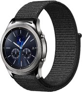 iMoshion Bandje Geschikt voor Samsung Gear S3 Frontier / Gear S3 Classic / Galaxy Watch (46mm) - iMoshion Nylon bandje - zwart