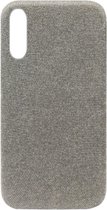 ADEL Kunststof Back Cover Hardcase Hoesje Geschikt voor Samsung Galaxy A50(S)/ A30S - Stoffen Design Grijs