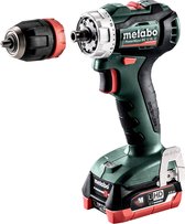 Metabo PowerMaxx BS 12 BL Q 12V LiHD accu boor-/schroefmachine set (2x 4,0Ah accu) in koffer - koolborstelloos