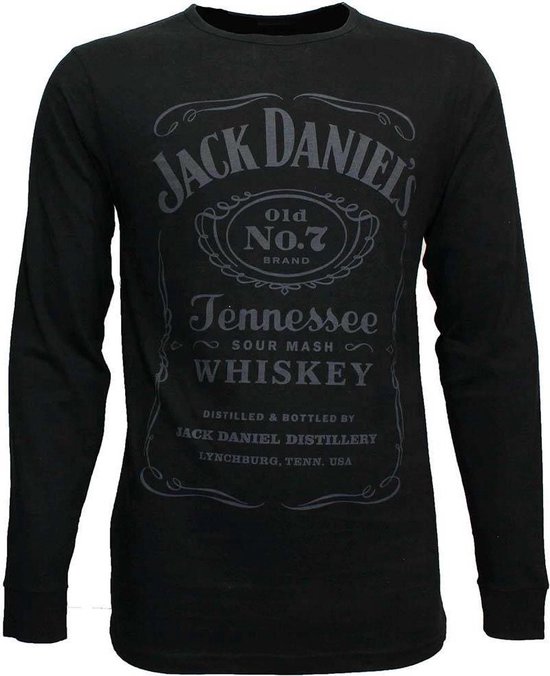Jack Daniel's Longsleeve Shirt Zwart - Officiële Merchandise | bol.com