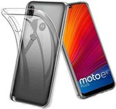 Hoesje Geschikt voor: Motorola E6S - Silicone - Transparant